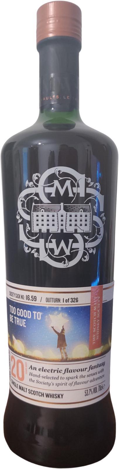 Glenturret 2001 SMWS 16.59  Too good to be true