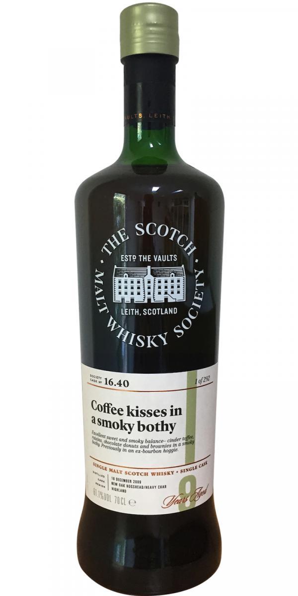 Glenturret 2009 SMWS 16.40  Coffee kisses in a smoky bothy