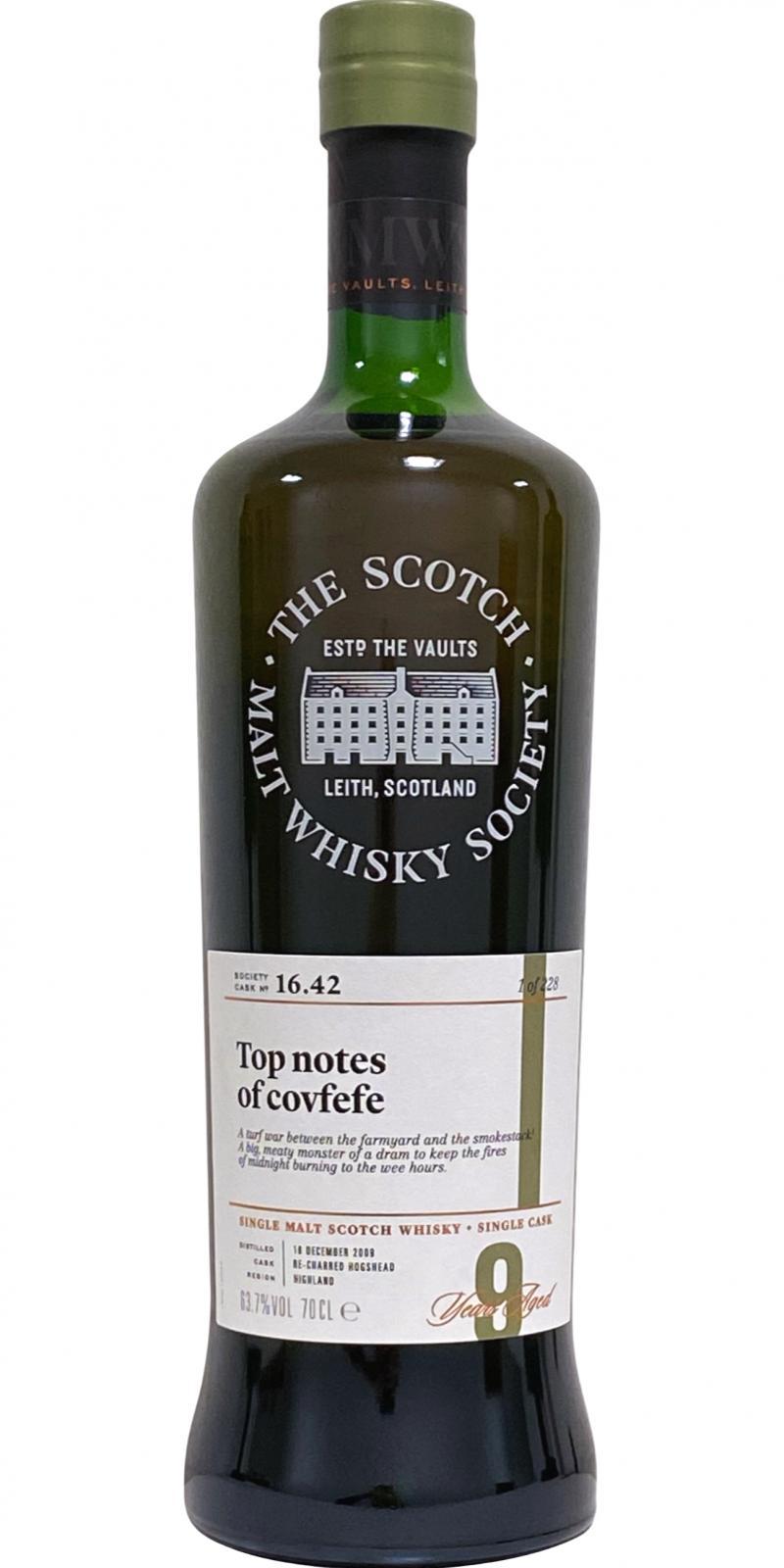 Glenturret 2009 SMWS 16.42  Top notes of covfefe
