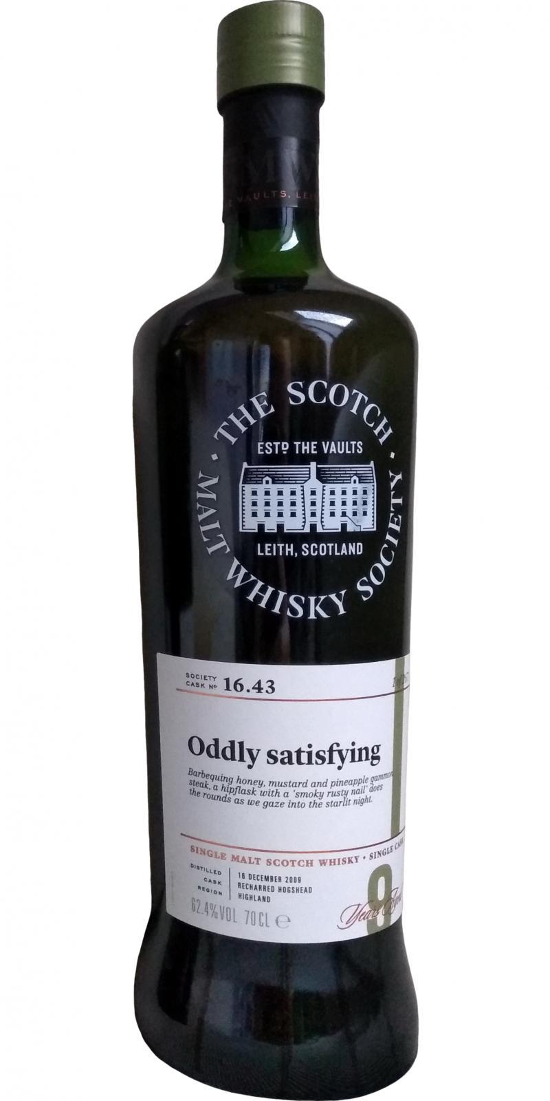 Glenturret 2009 SMWS 16.43  Oddly satisfying