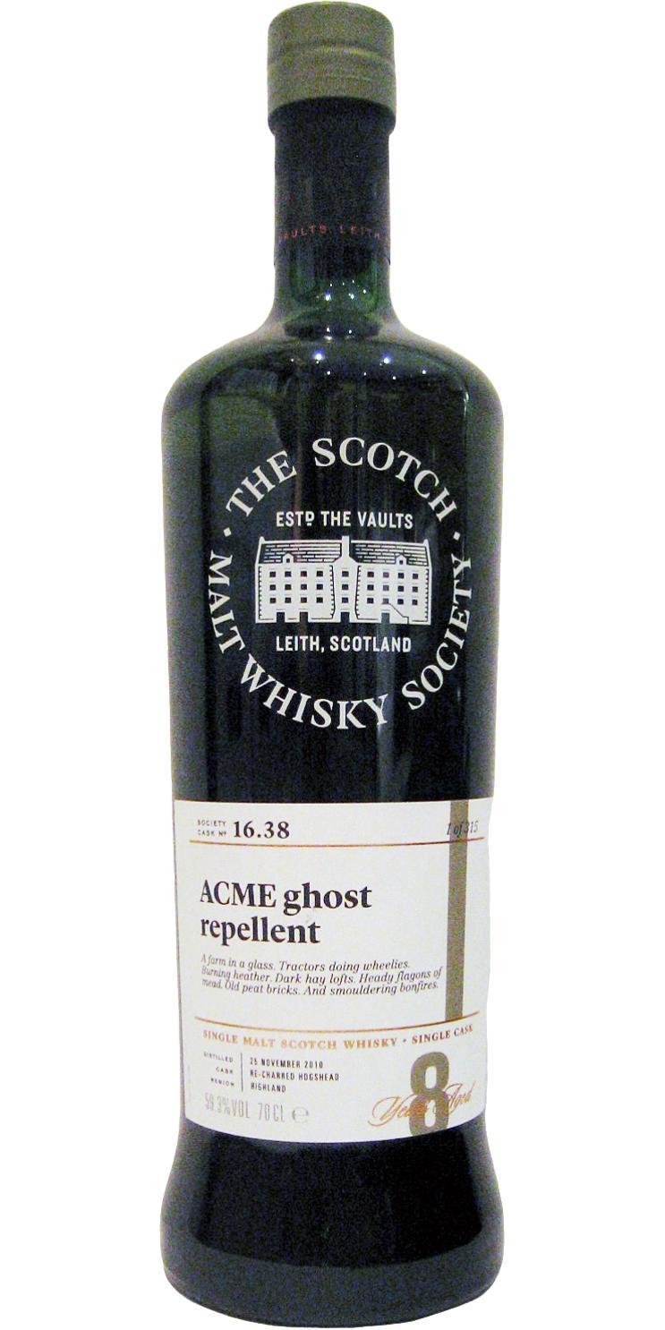Glenturret 2010 SMWS 16.38  ACME ghost repellent
