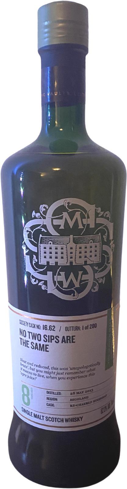 Glenturret 2013 SMWS 16.62  No two sips are the same