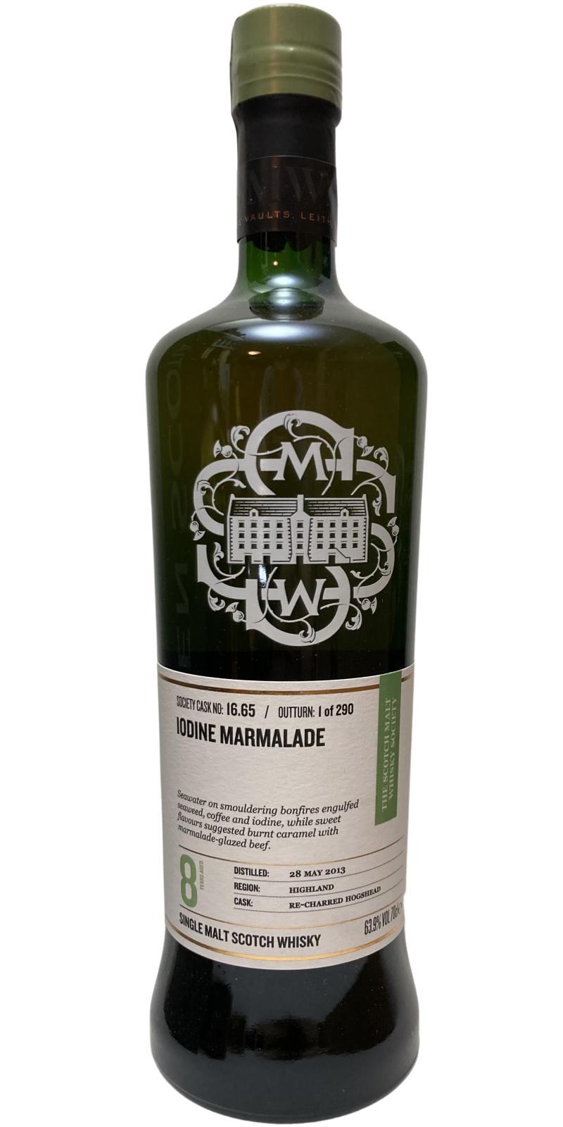 Glenturret 2013 SMWS 16.65  Iodine marmalade