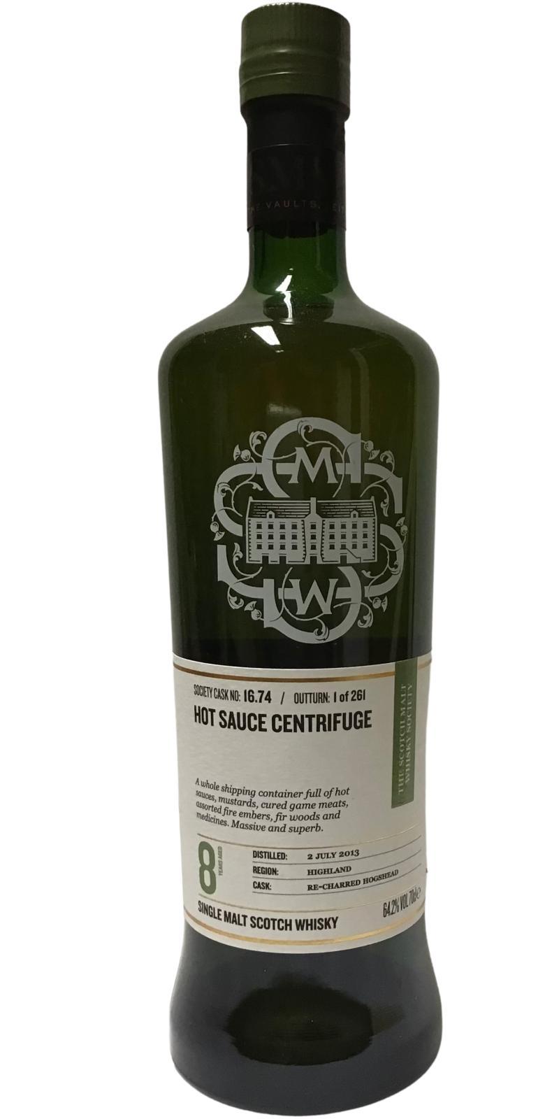Glenturret 2013 SMWS 16.74  Hot sauce centrifuge