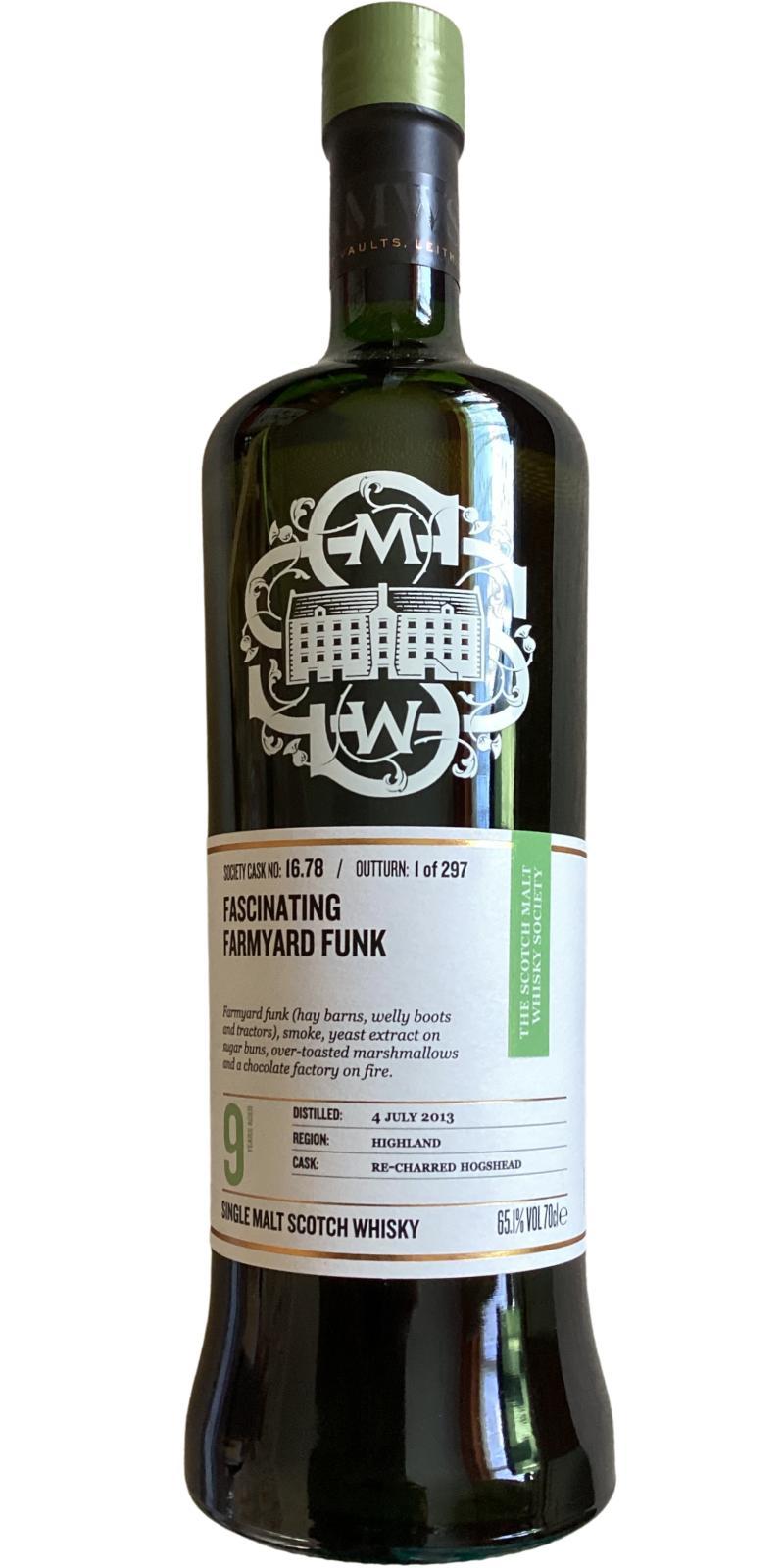Glenturret 2013 SMWS 16.78  Fascinating Farmyard Funk