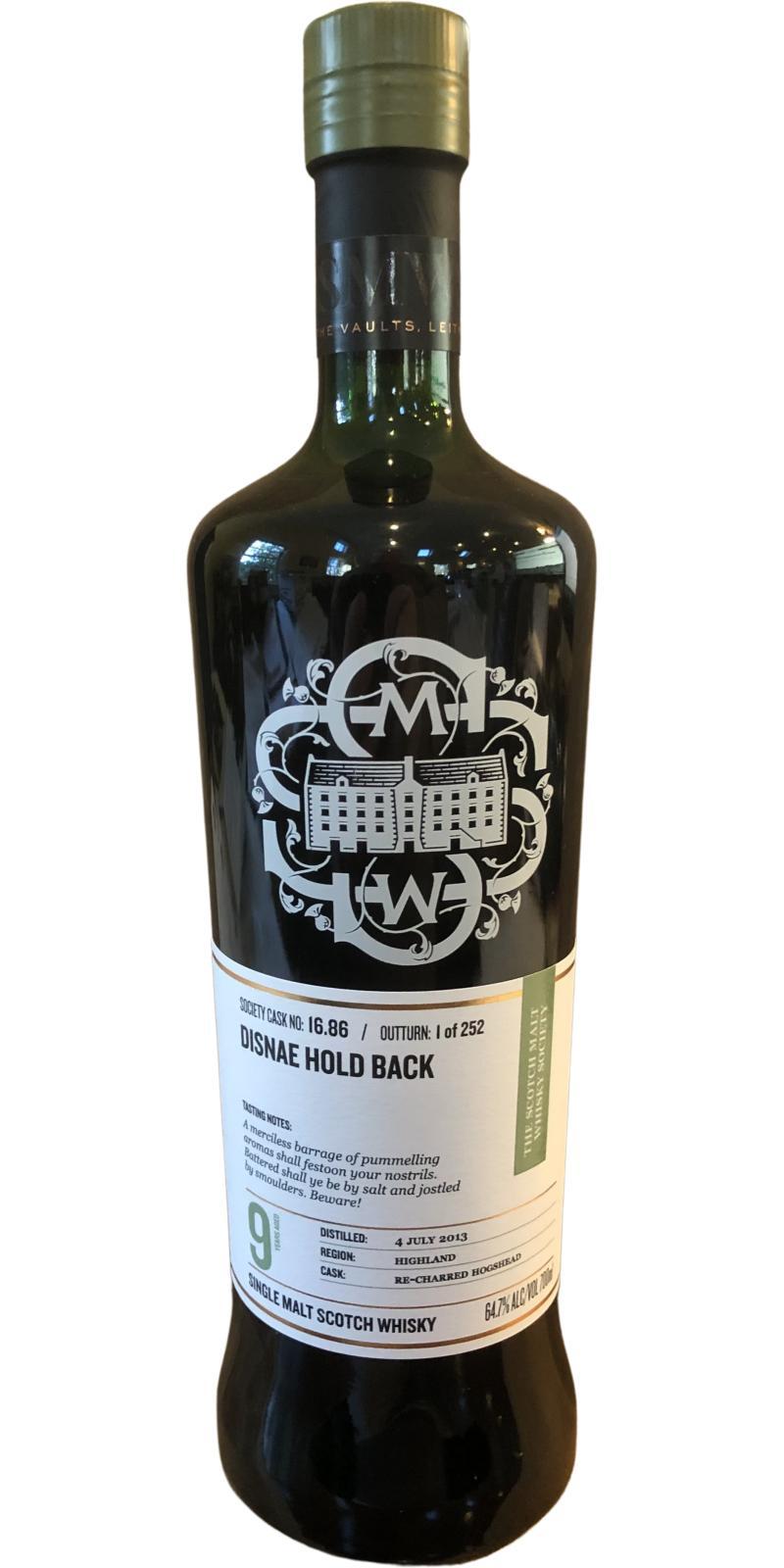 Glenturret 2013 SMWS 16.86  Disnae hold back