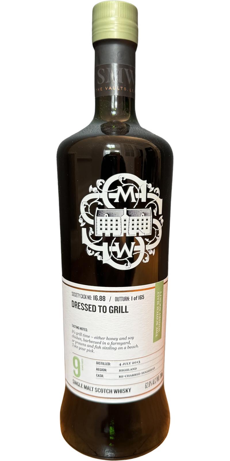 Glenturret 2013 SMWS 16.88  Dressed to grill