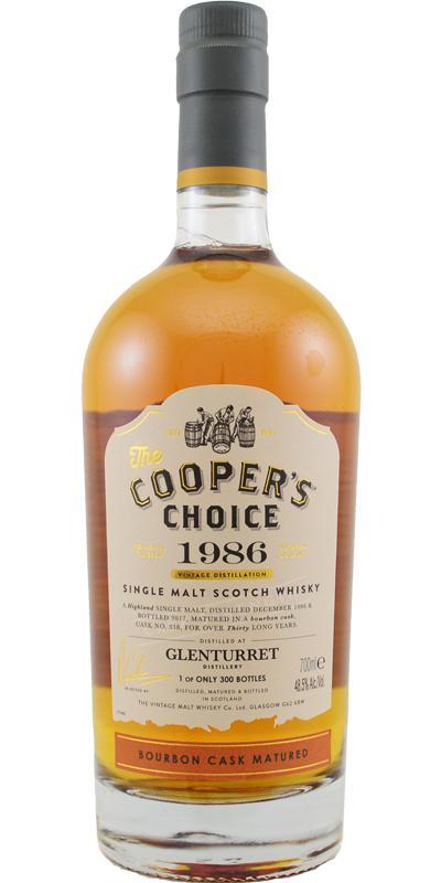 Glenturret 1986 VM  The Cooper's Choice