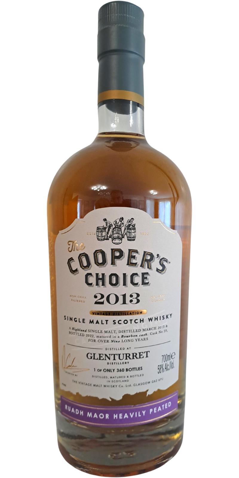 Glenturret 2013 VM  The Cooper's Choice