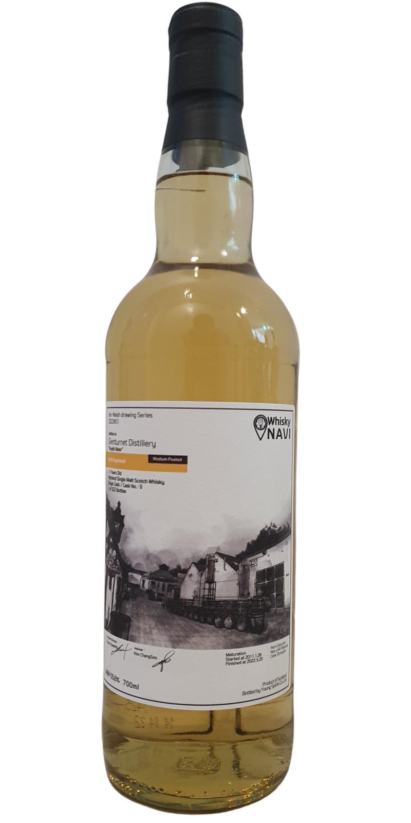 Glenturret 2011 WhNa  Ink-Wash drawing Series 2022#01