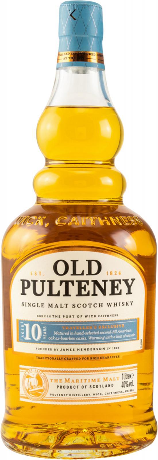 Old Pulteney 10-year-old  Traveller's Exclusive