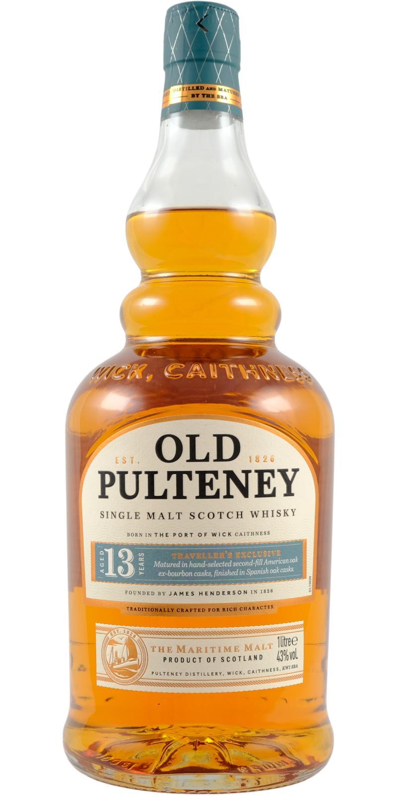 Old Pulteney 13-year-old  Traveller’s Exclusive