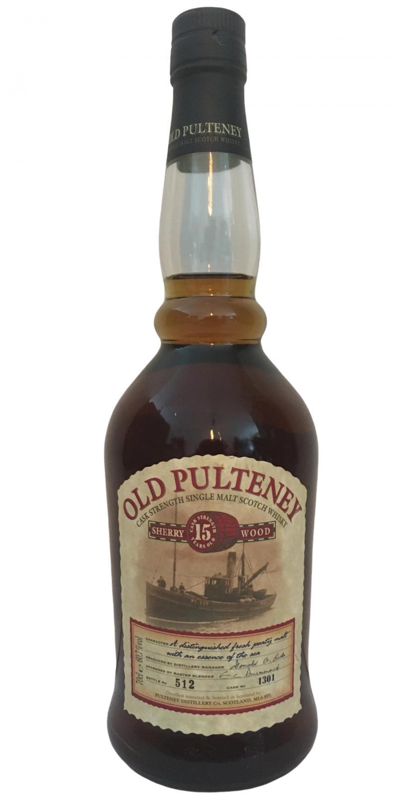 Old Pulteney 15-year-old  Sherry Wood