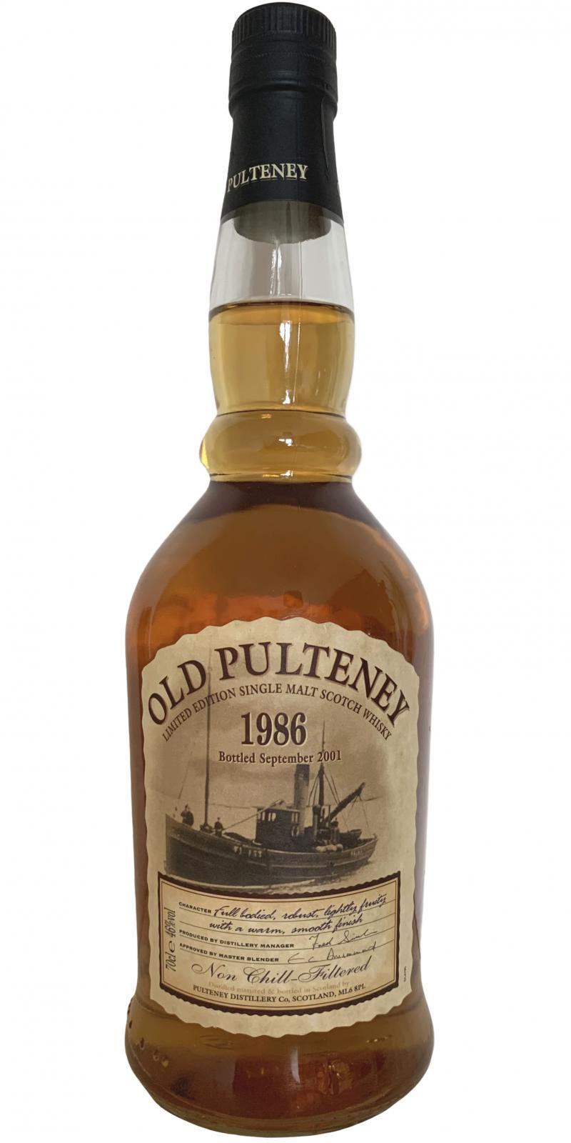 Old Pulteney 1986  Limited Edition