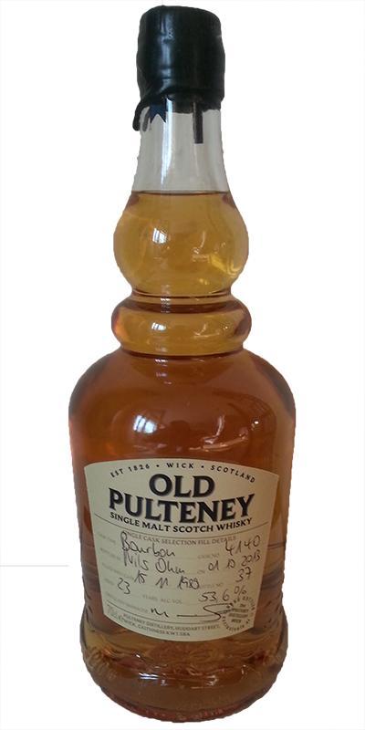 Old Pulteney 1989  Hand Bottled at the Distillery
