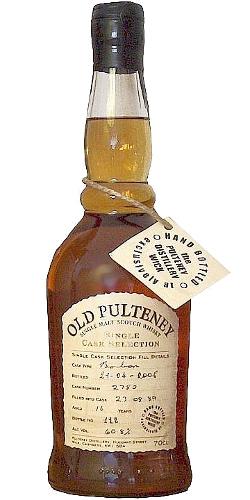 Old Pulteney 1989  Hand Bottled at the Distillery
