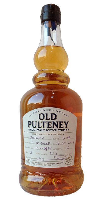 Old Pulteney 1989  Hand Bottled at the Distillery