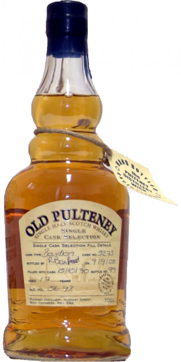 Old Pulteney 1990  Hand Bottled at the Distillery