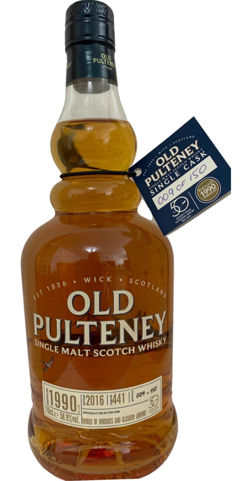 Old Pulteney 1990  Single Cask