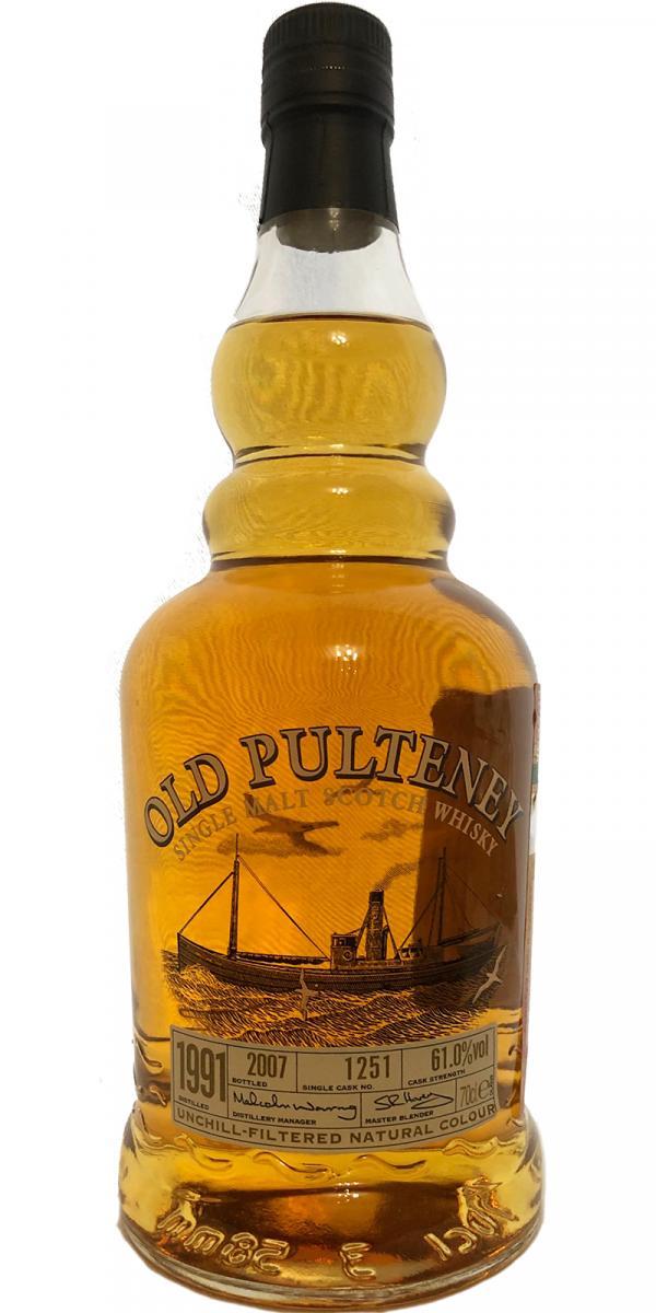 Old Pulteney 1991  Single Cask