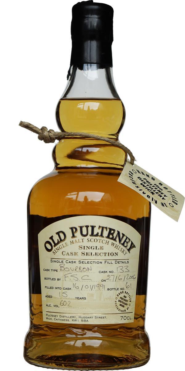 Old Pulteney 1991  Hand Bottled at the Distillery