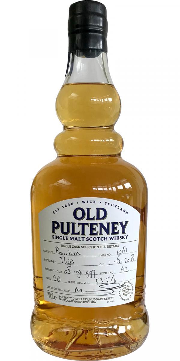 Old Pulteney 1997  Hand Bottled at the Distillery