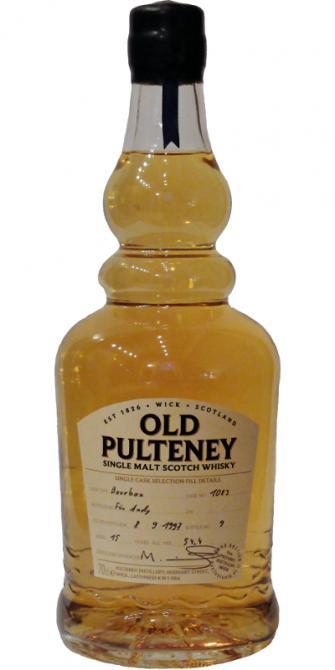 Old Pulteney 1997  Hand Bottled at the Distillery
