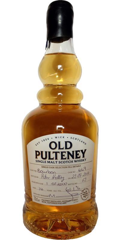 Old Pulteney 2000  Hand Bottled at the Distillery