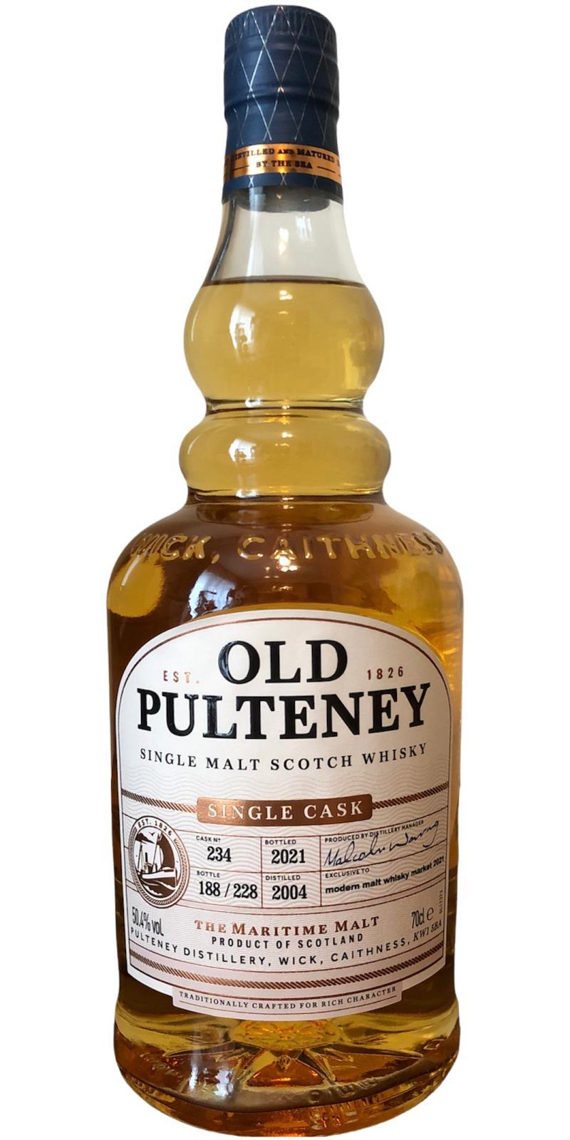 Old Pulteney 2004  Single Cask