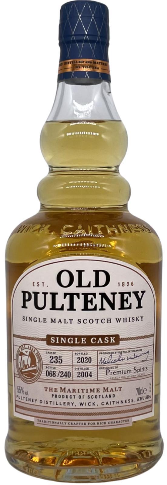 Old Pulteney 2004  Single Cask