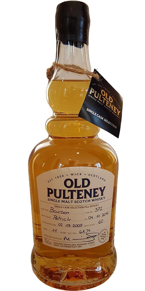 Old Pulteney 2005  Hand Bottled at the Distillery