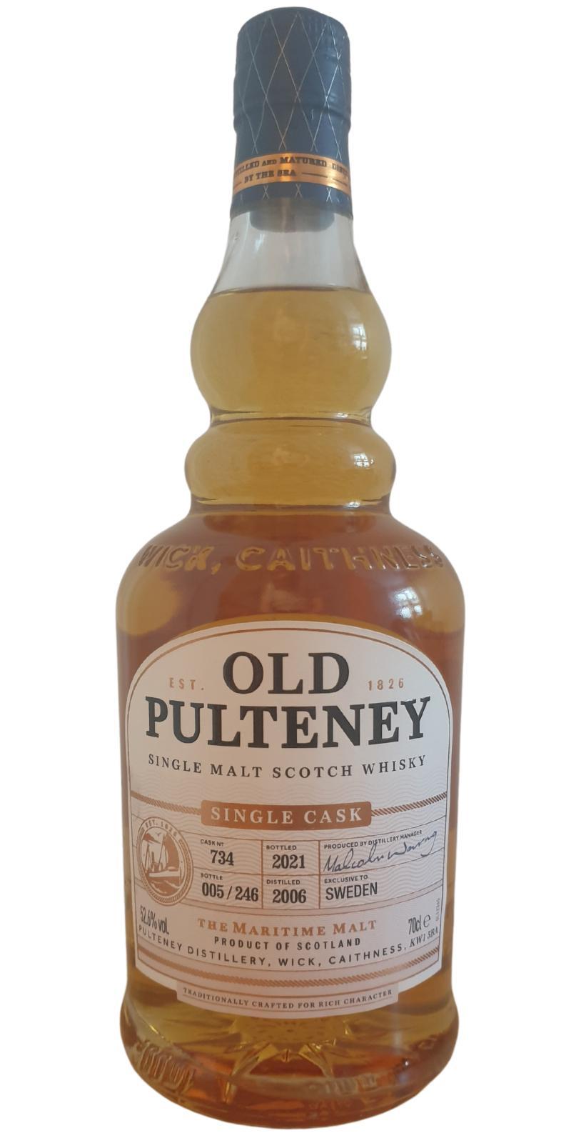 Old Pulteney 2006  Single Cask