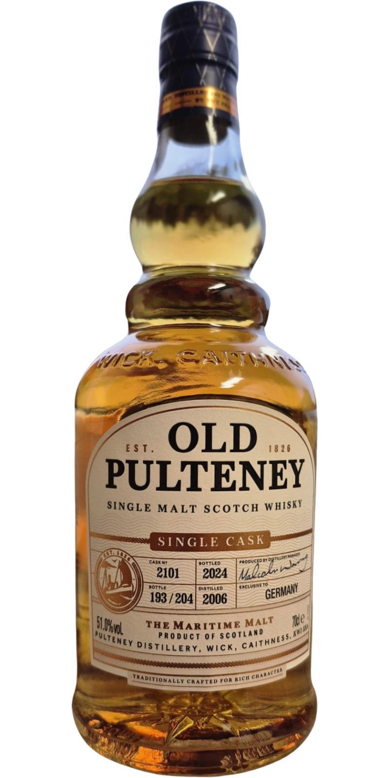 Old Pulteney 2006  Exklusivabfüllung