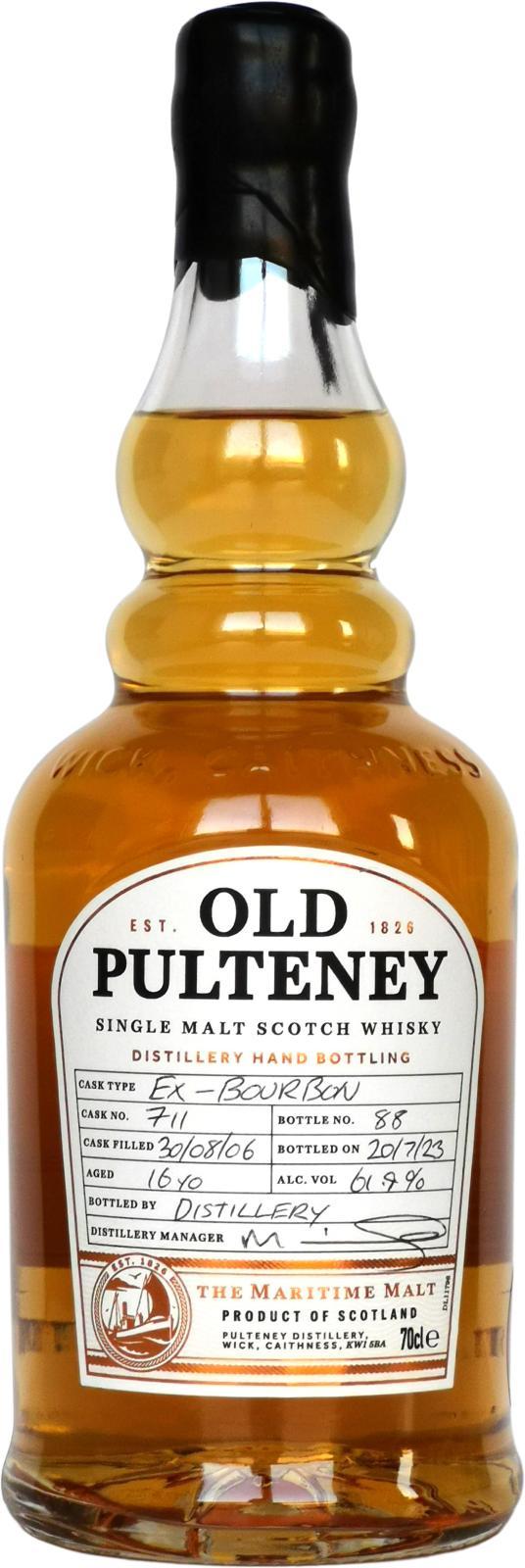 Old Pulteney 2006  Distillery Hand Bottling