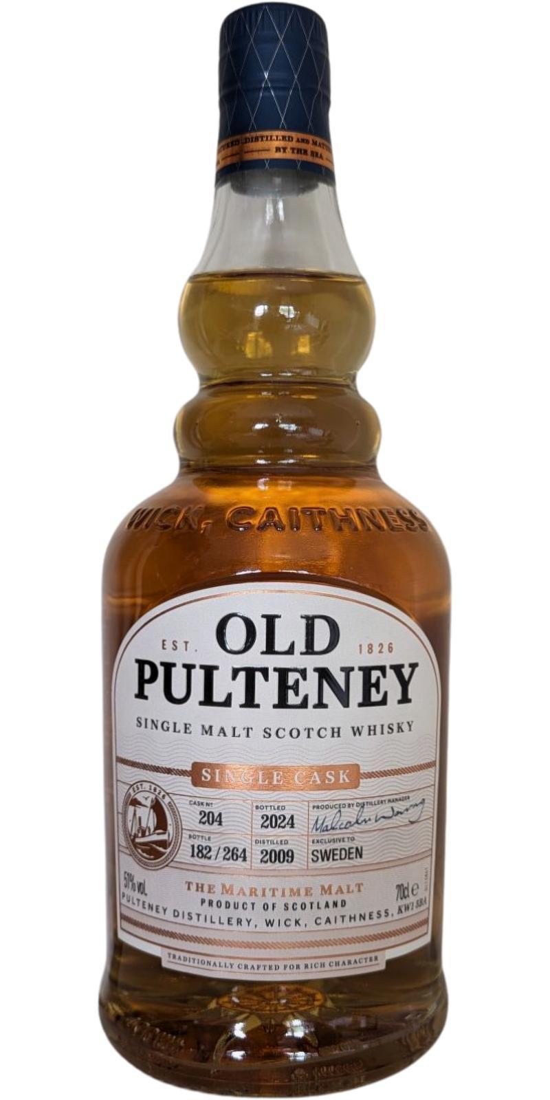 Old Pulteney 2009  Single Cask