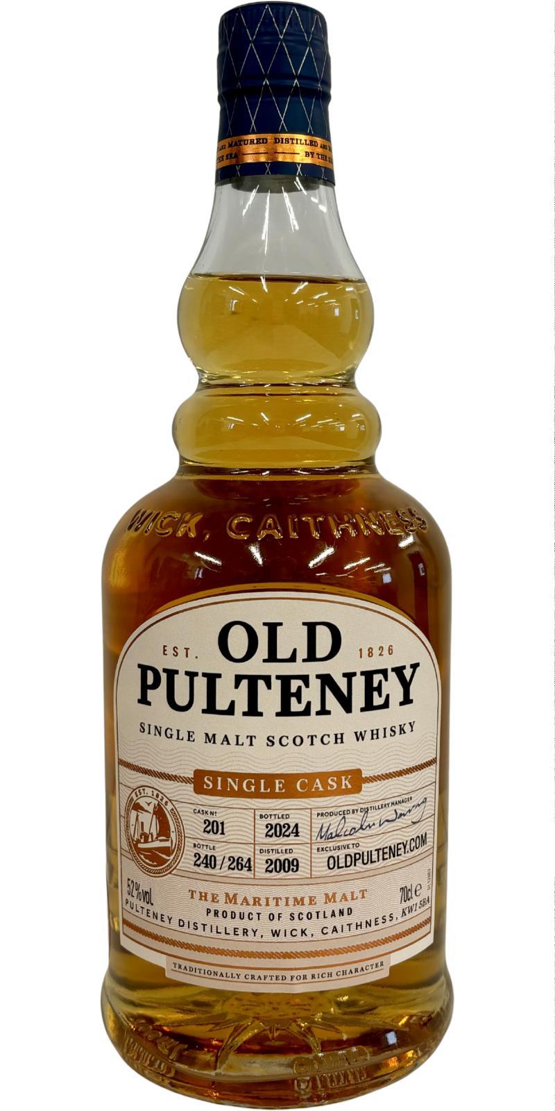 Old Pulteney 2009  Single Cask
