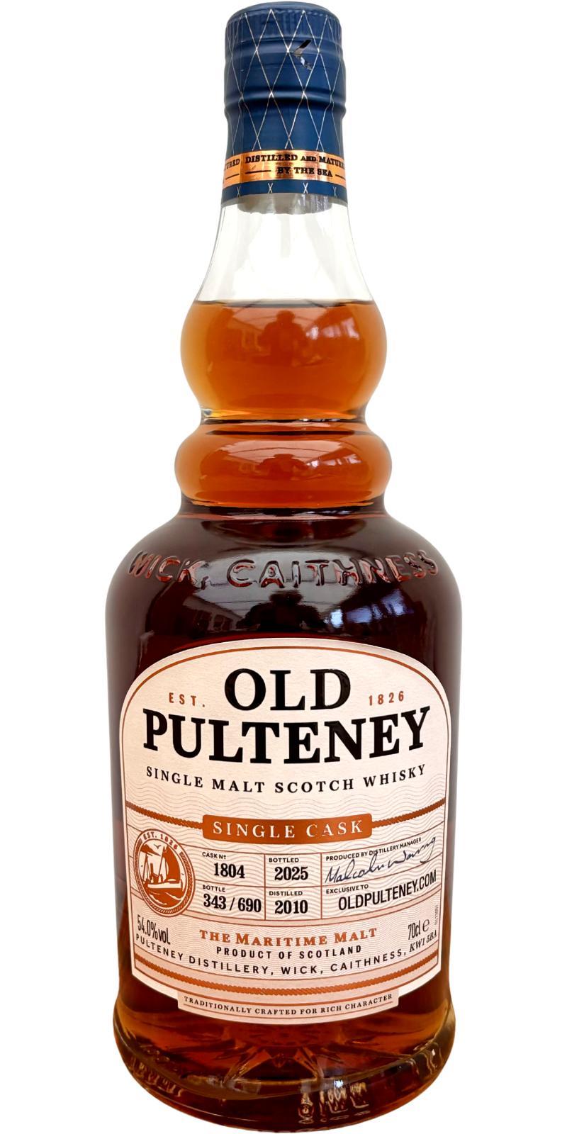 Old Pulteney 2010  Single Cask