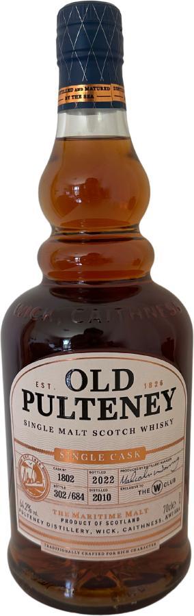 Old Pulteney 2010  Single Cask