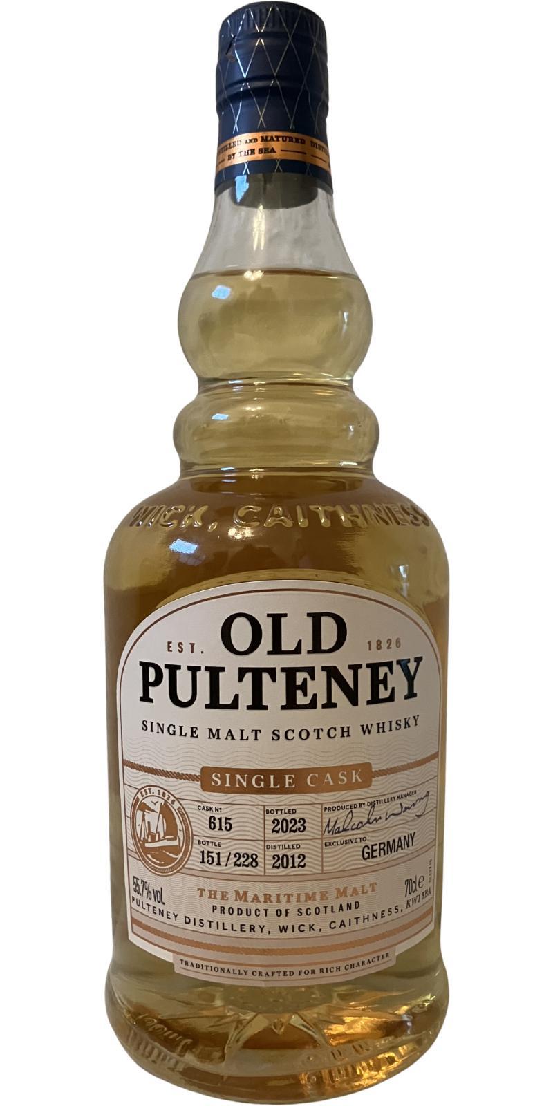 Old Pulteney 2012  Single Cask