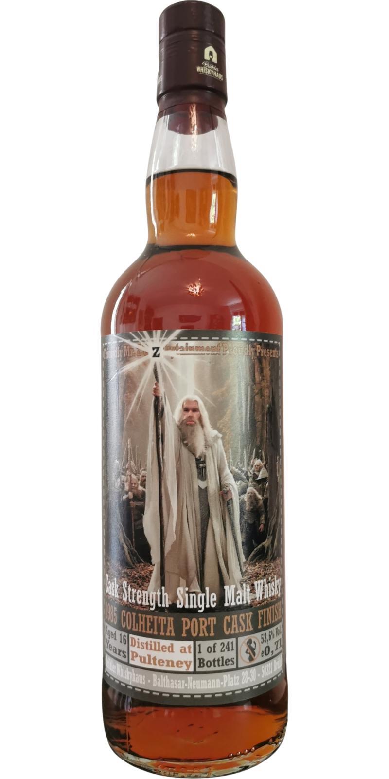 Pulteney 16-year-old BW  Friendly Mr. Z Whiskytainment Proudly Presents