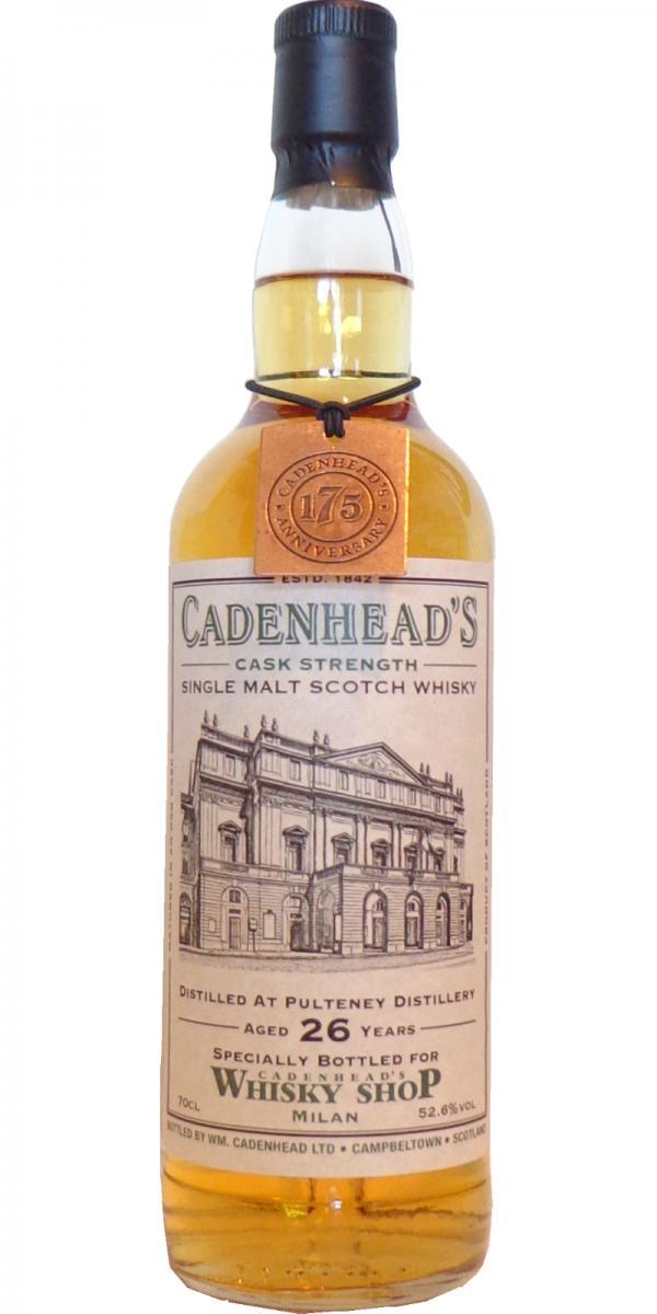Old Pulteney 1990 CA  Cadenhead's 175th Anniversary