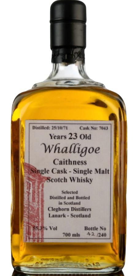 Whalligoe 1971 ChD