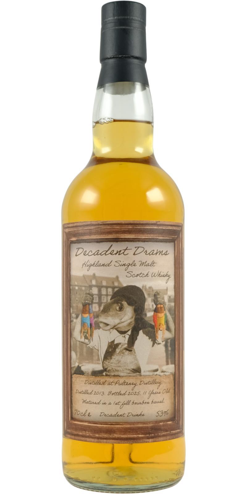 Old Pulteney 2013 DeDr  Decadent Drams