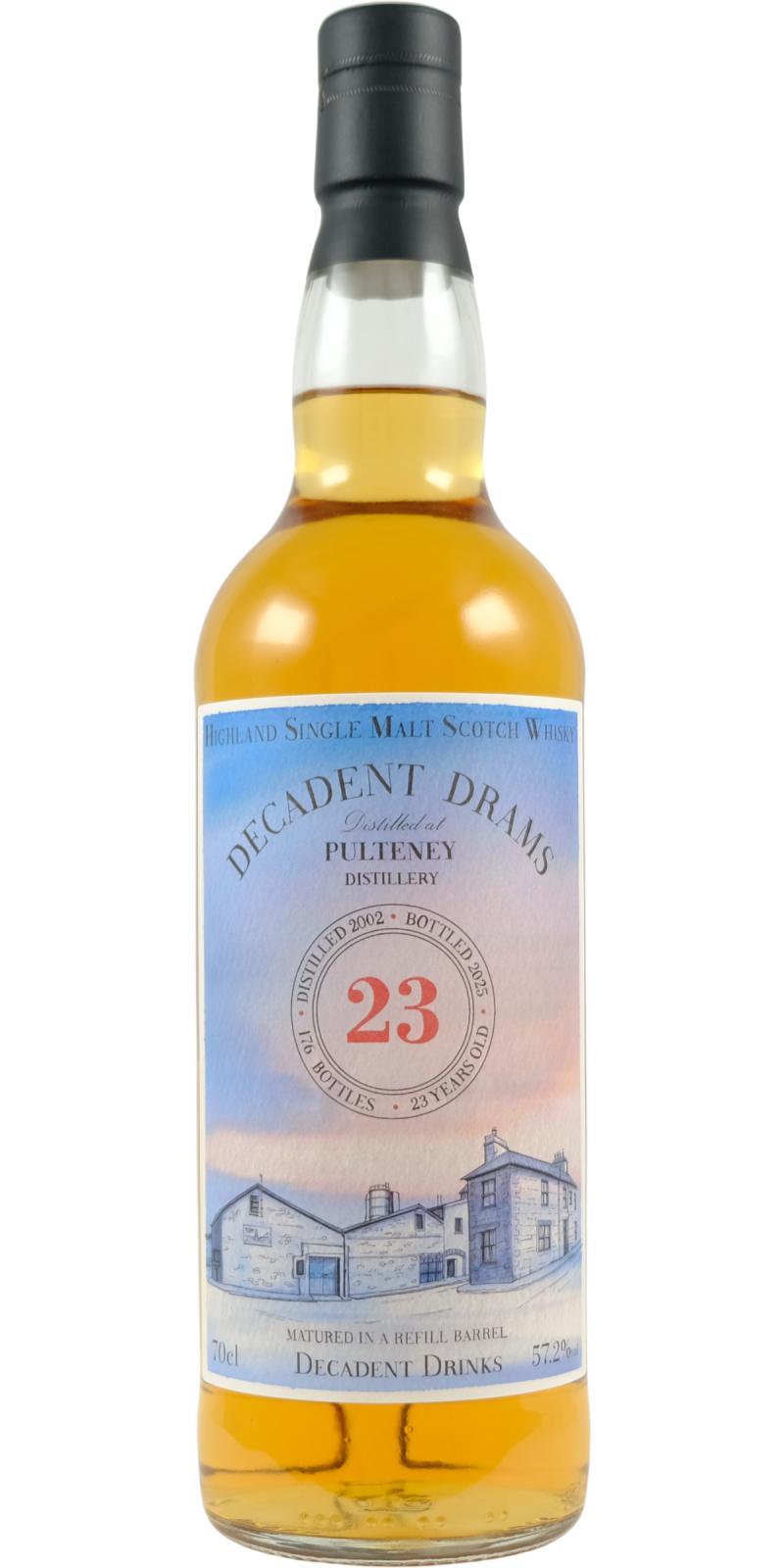 Old Pulteney 23-year-old DeDr  Decadent Drams