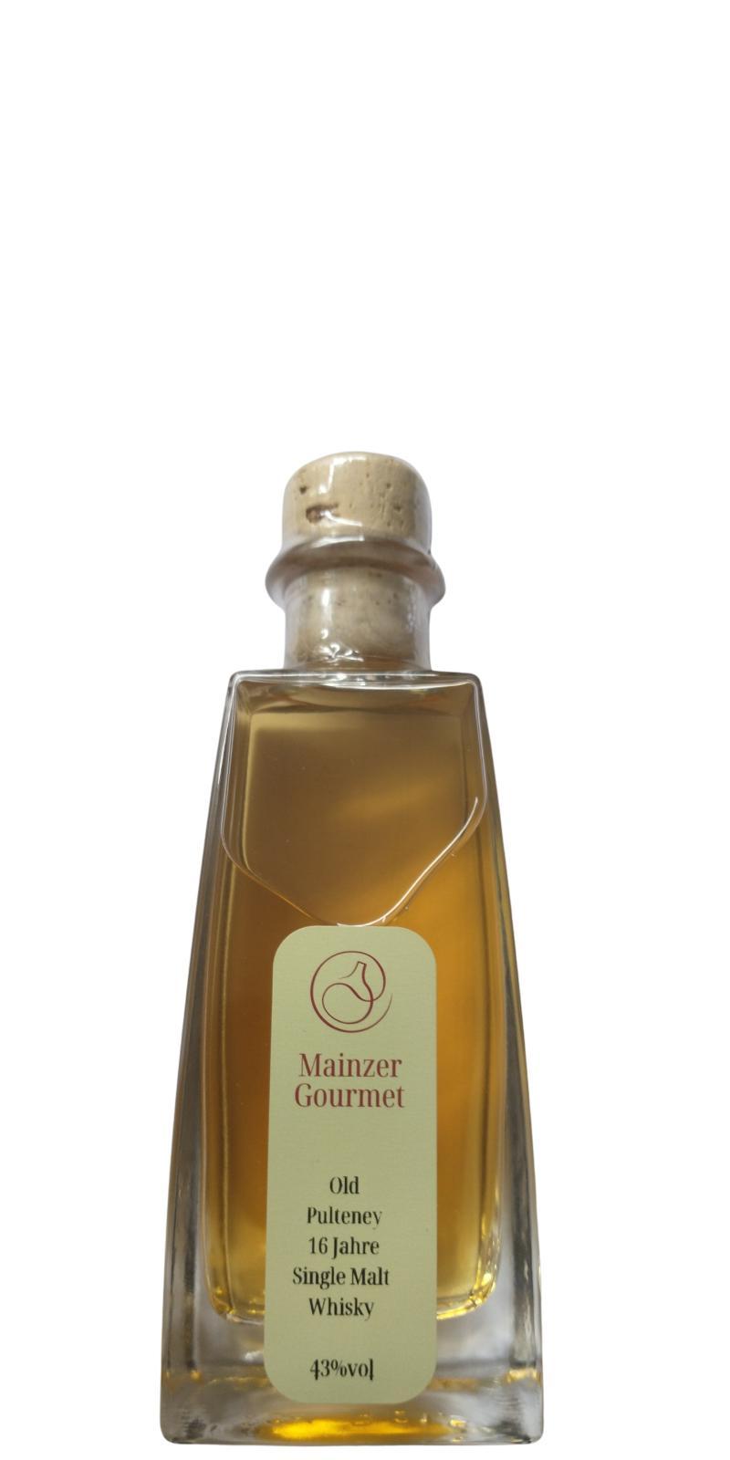 Old Pulteney 16-year-old DeMZ  Mainzer Gourmet