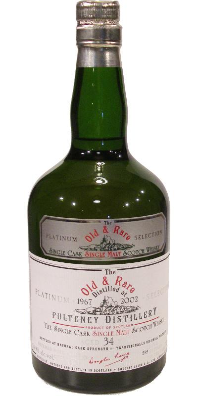 Old Pulteney 1967 DL  Old & Rare - The Platinum Selection