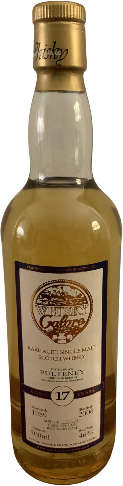 Old Pulteney 1989 DT  Whisky Galore