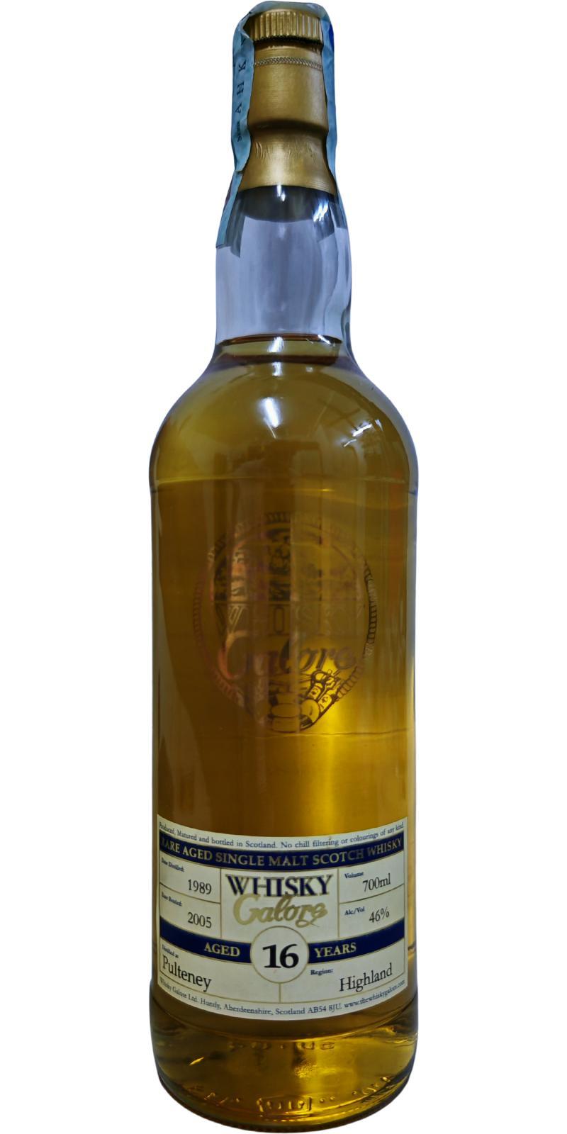 Old Pulteney 1989 DT  Whisky Galore