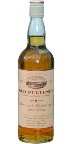 Old Pulteney 08-year-old GM  Rare Single Highland Malt