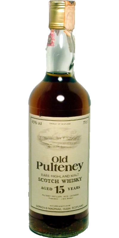 Old Pulteney 15-year-old GM  Rare Highland Malt - Screw Cap
